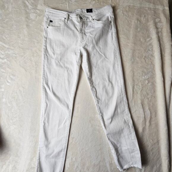 Ag Adriano Goldschmied Denim - AG Adriano Goldschmied Jeans womens 30R White USA stevie ankle